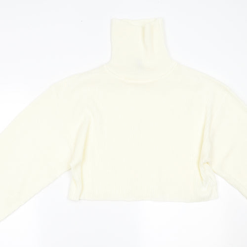 H&M Womens Ivory   Pullover Jumper Size M