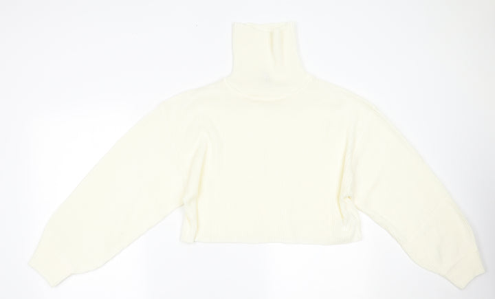 H&M Womens Ivory   Pullover Jumper Size M