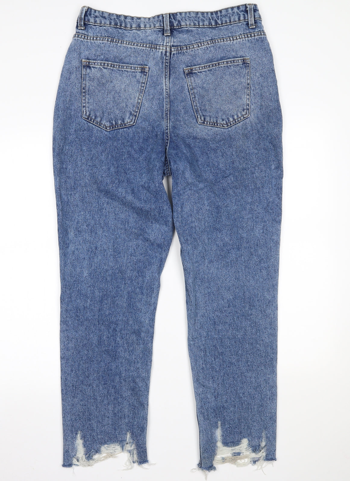 Primark Womens Blue  Denim Mom Jeans Size 14 L25 in