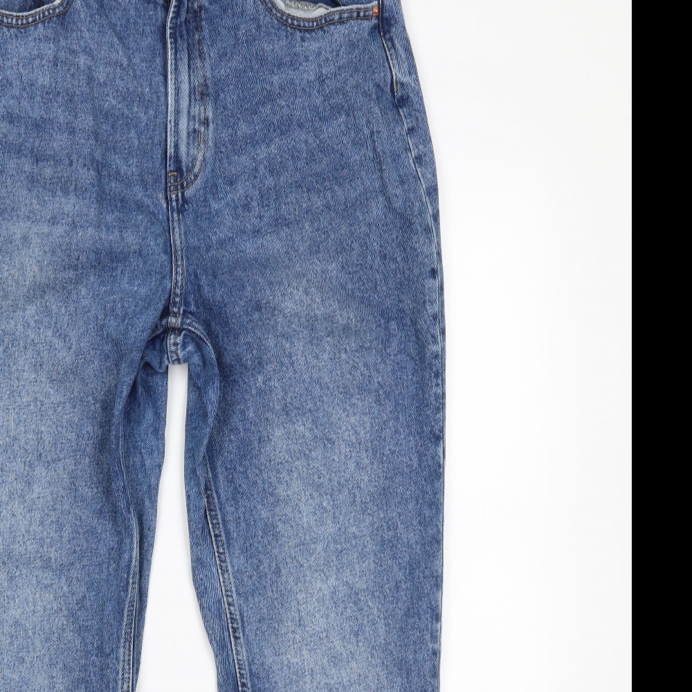 Primark Womens Blue  Denim Mom Jeans Size 14 L25 in