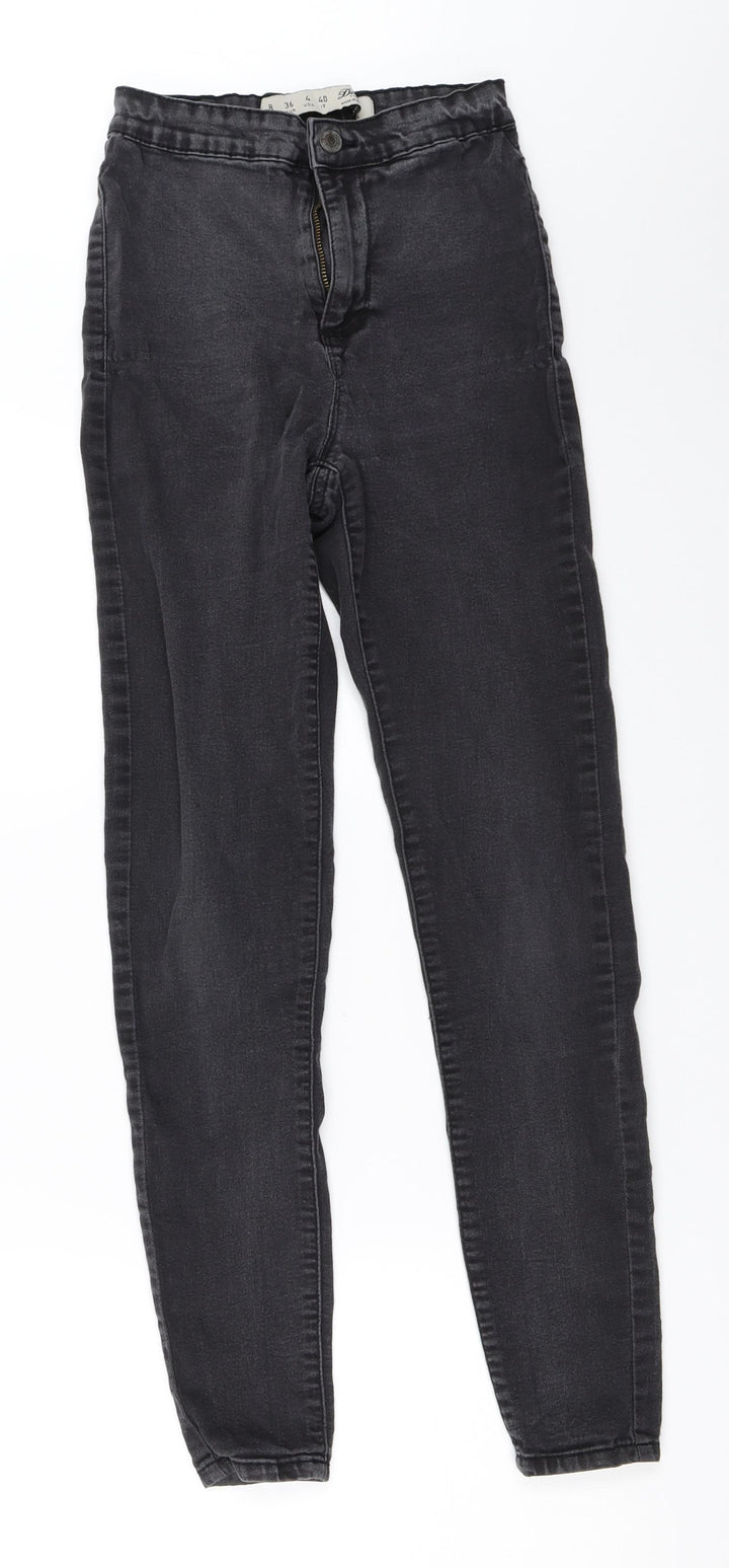 Primark Womens Black Denim Skinny Jeans Size 8 L26.5 in