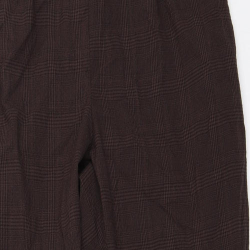 H&M Womens Brown   Capri Trousers Size 44 L25.5 in