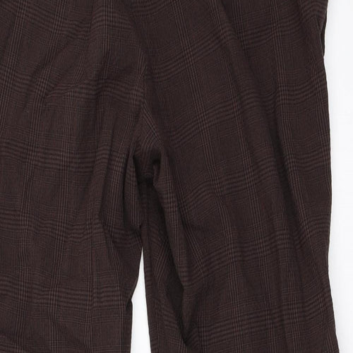H&M Womens Brown   Capri Trousers Size 44 L25.5 in