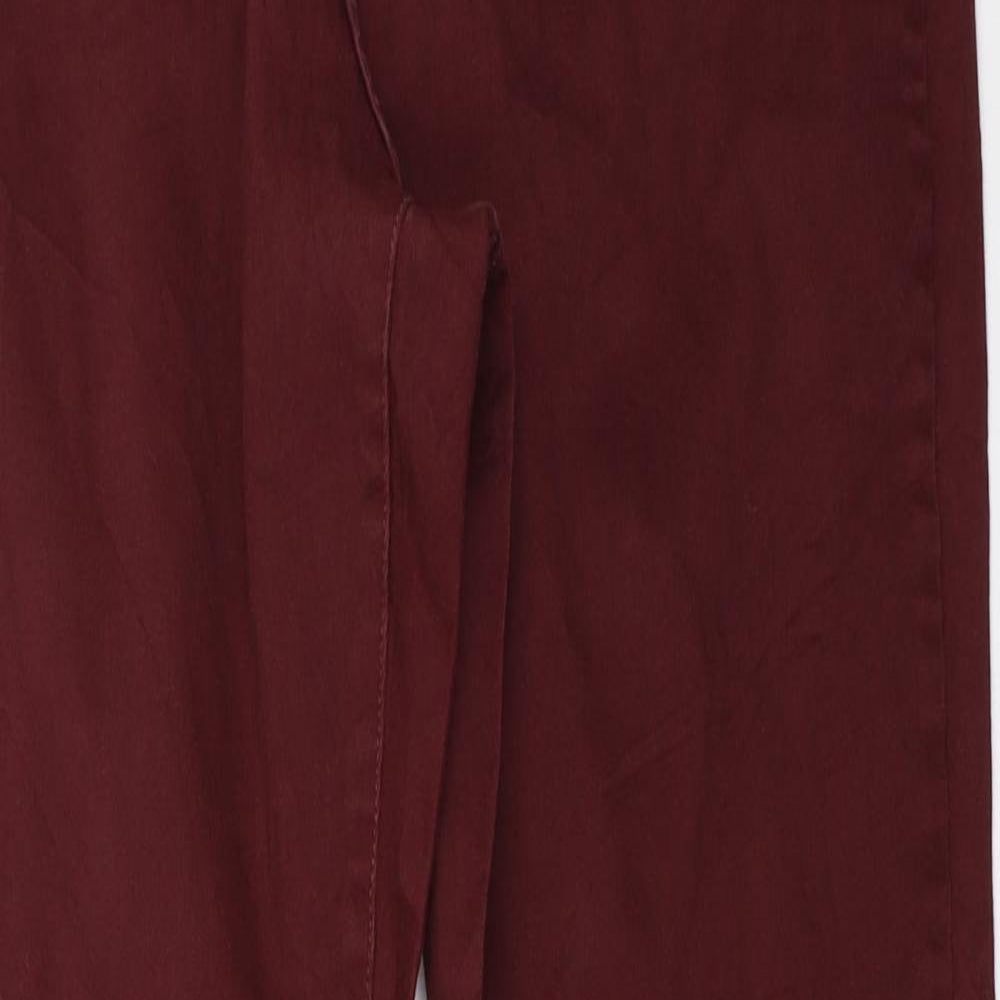 Primark Womens Red   Skinny Jeans Size 16 L29 in