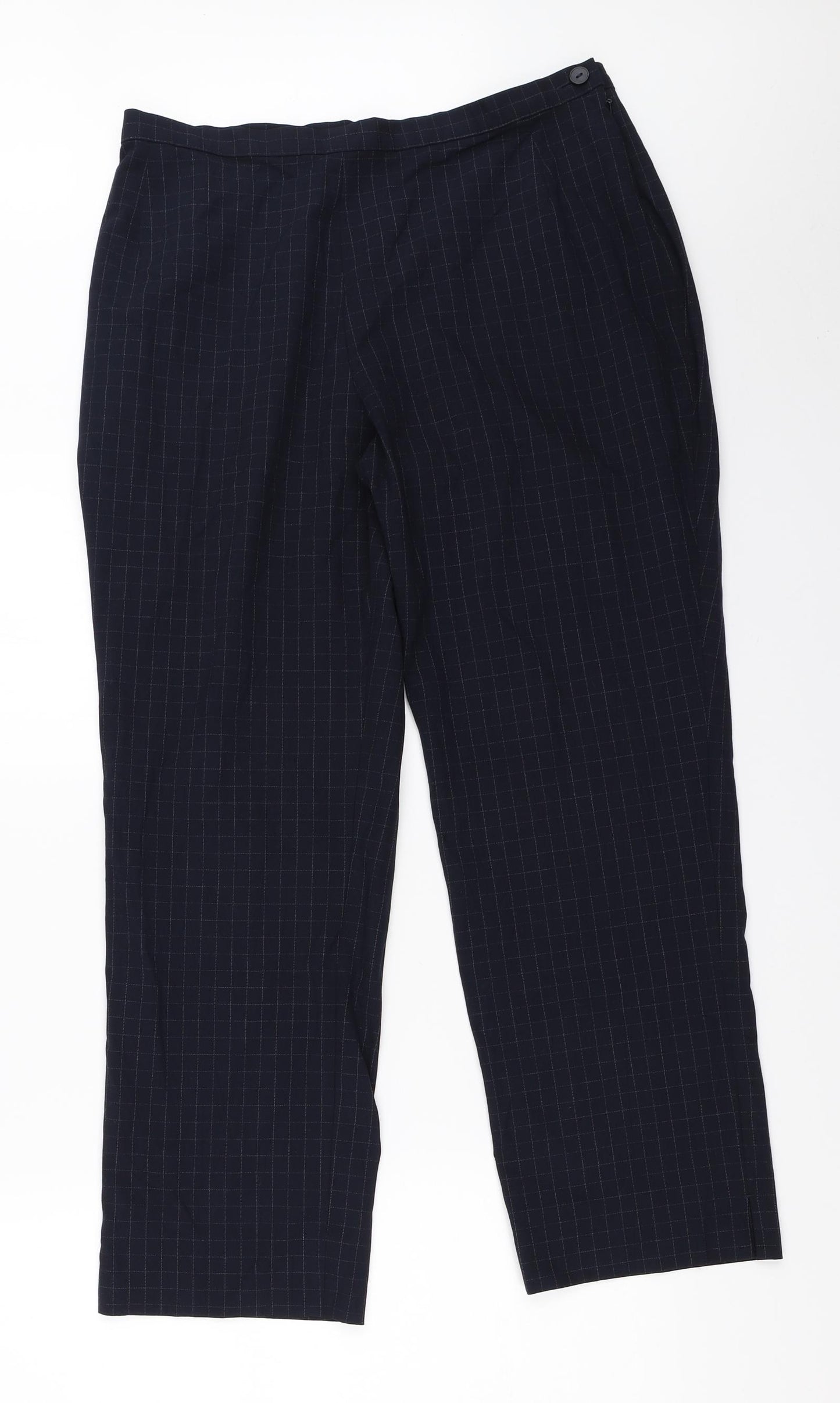 Marks and Spencer Womens Blue   Trousers  Size 16 L26 in