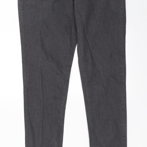 M&Co Womens Grey   Jegging Jeans Size 10 L30 in