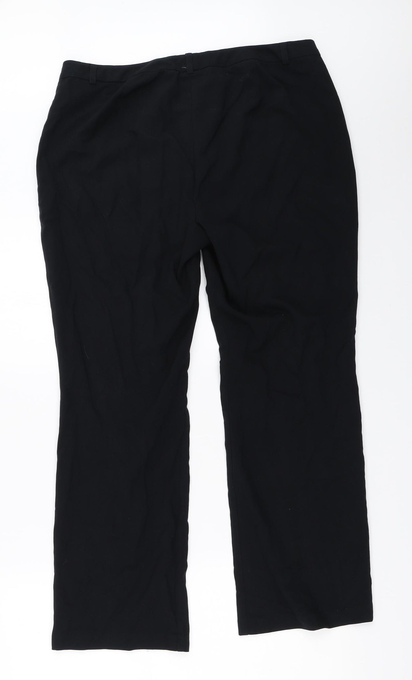 Marks and Spencer Womens Black   Trousers  Size 14 L27 in