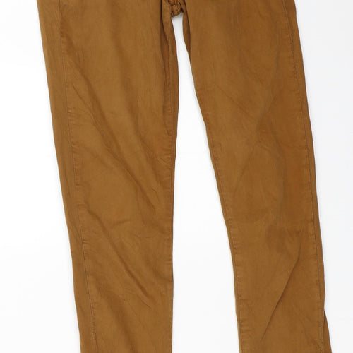 Topshop Womens Beige   Chino Trousers Size 6 L28 in