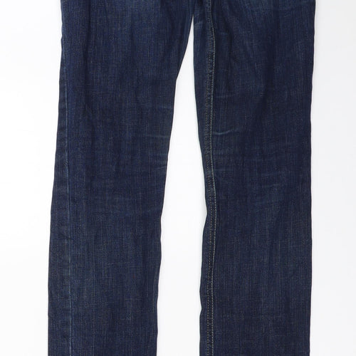 Hollister Womens Blue  Denim Straight Jeans Size 26 in L33 in