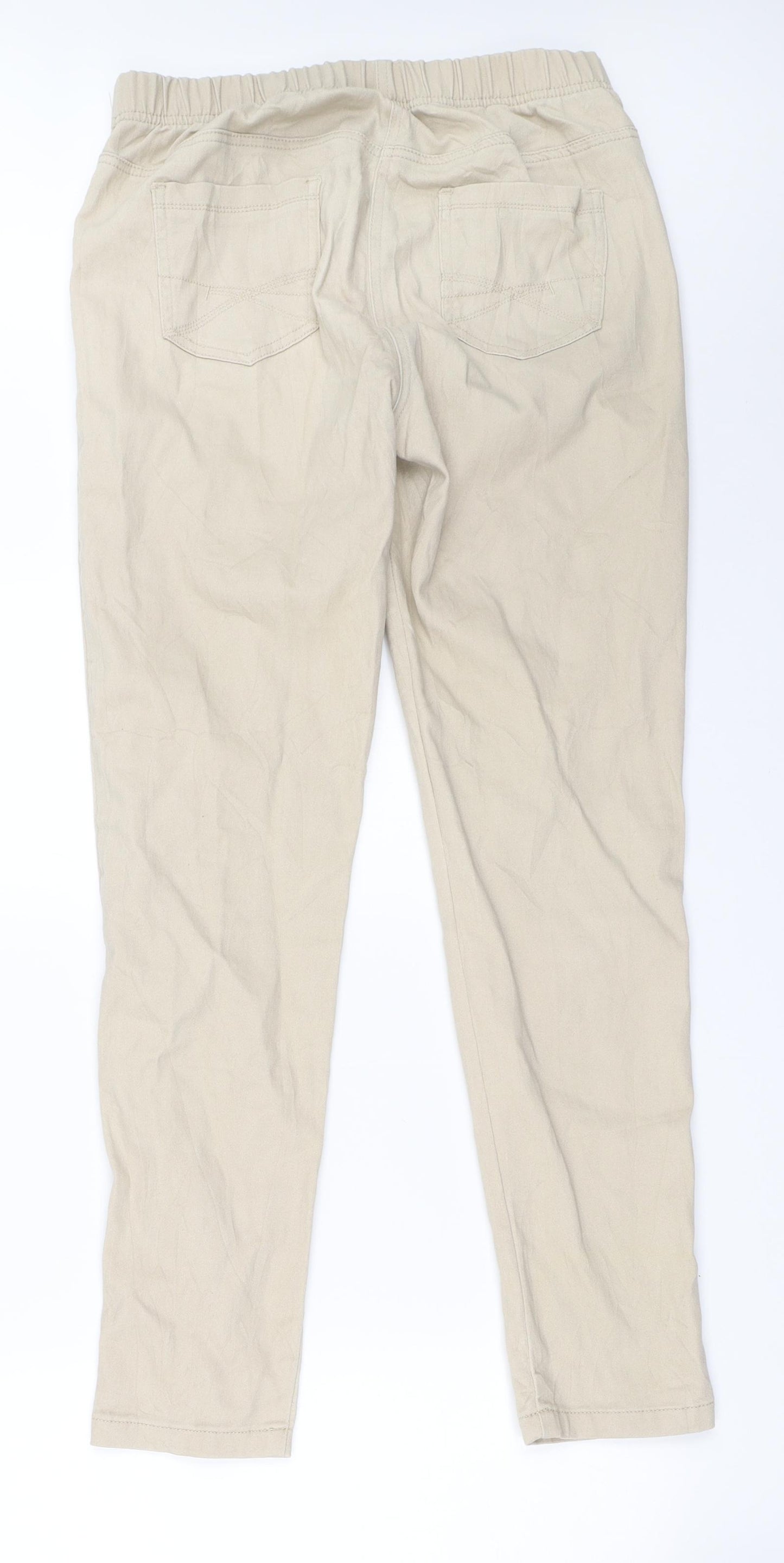 TU Womens Beige   Jegging Jeans Size 14 L30 in