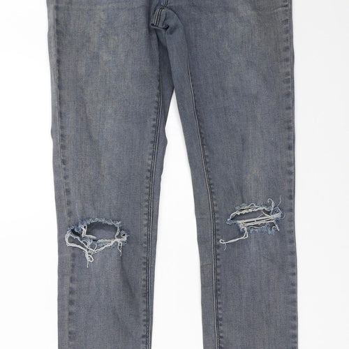 New Look Womens Blue   Skinny Jeans Size 10 L29.5 in