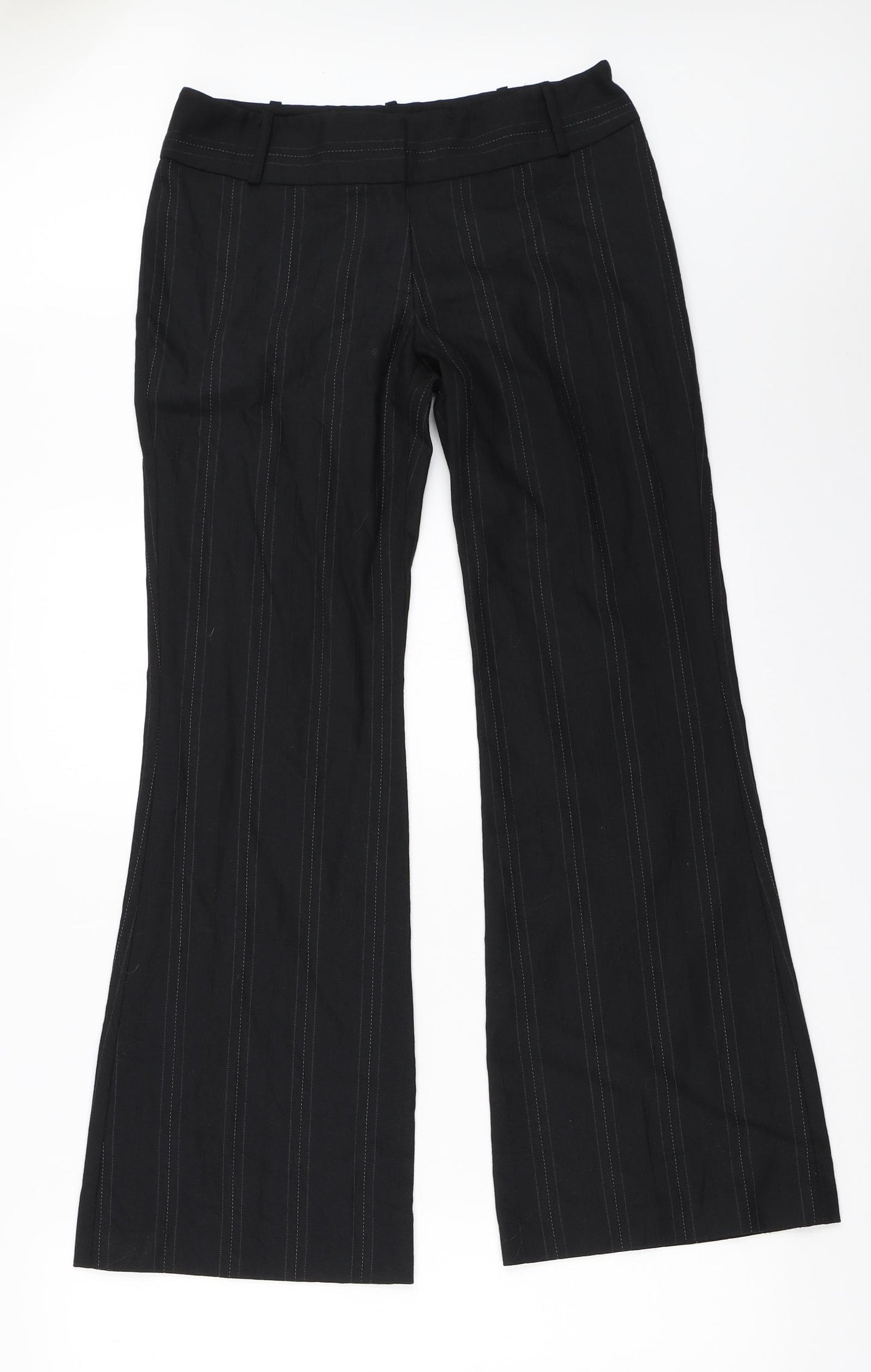 NEXT Womens Black   Trousers  Size 6 L28 in