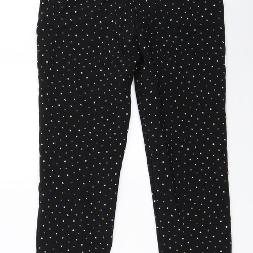 MNG Womens Black   Capri Trousers Size 40 L28 in