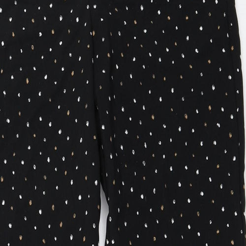MNG Womens Black   Capri Trousers Size 40 L28 in