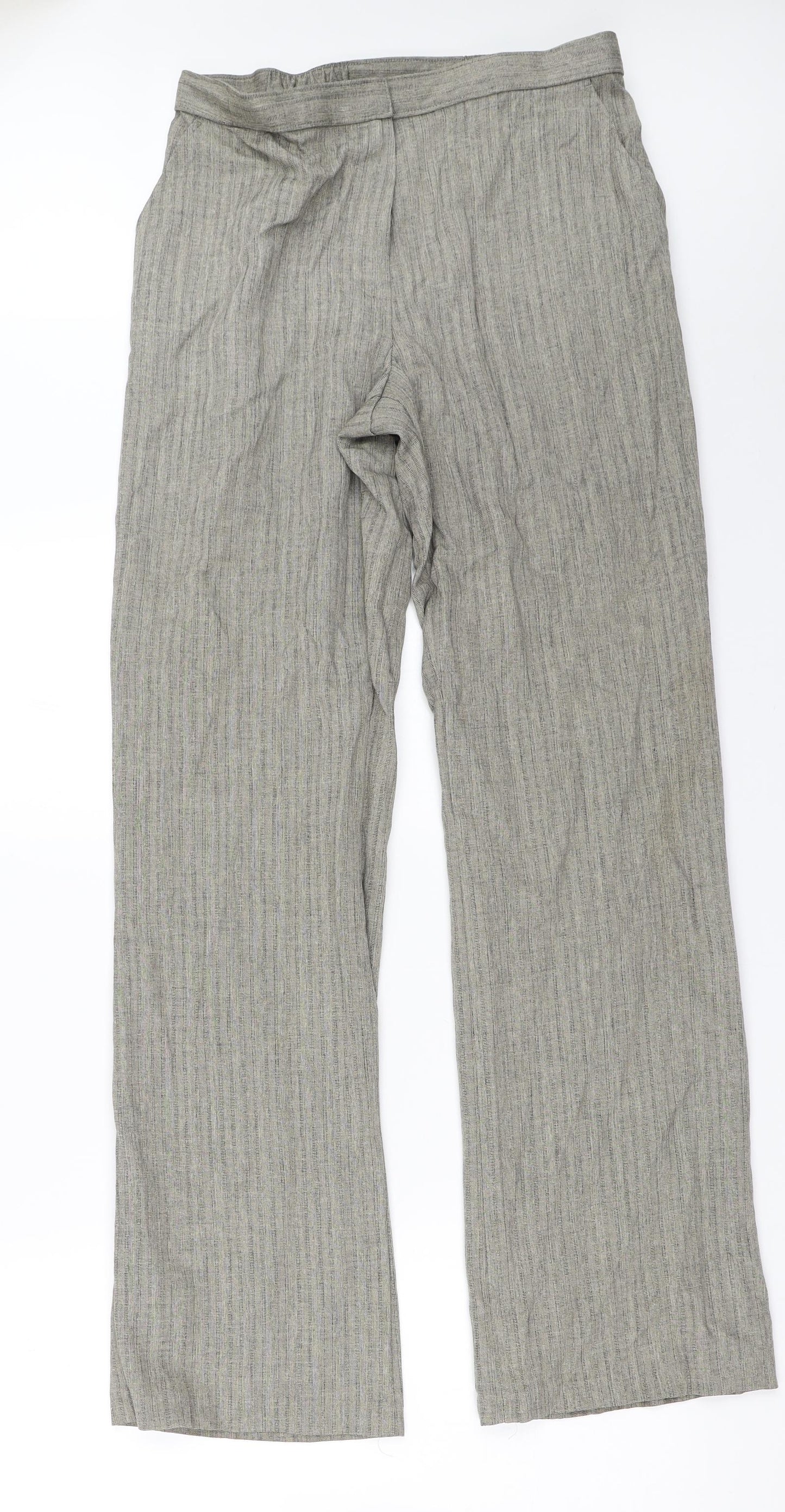 Marks and Spencer Womens Grey   Trousers  Size 12 L32 in