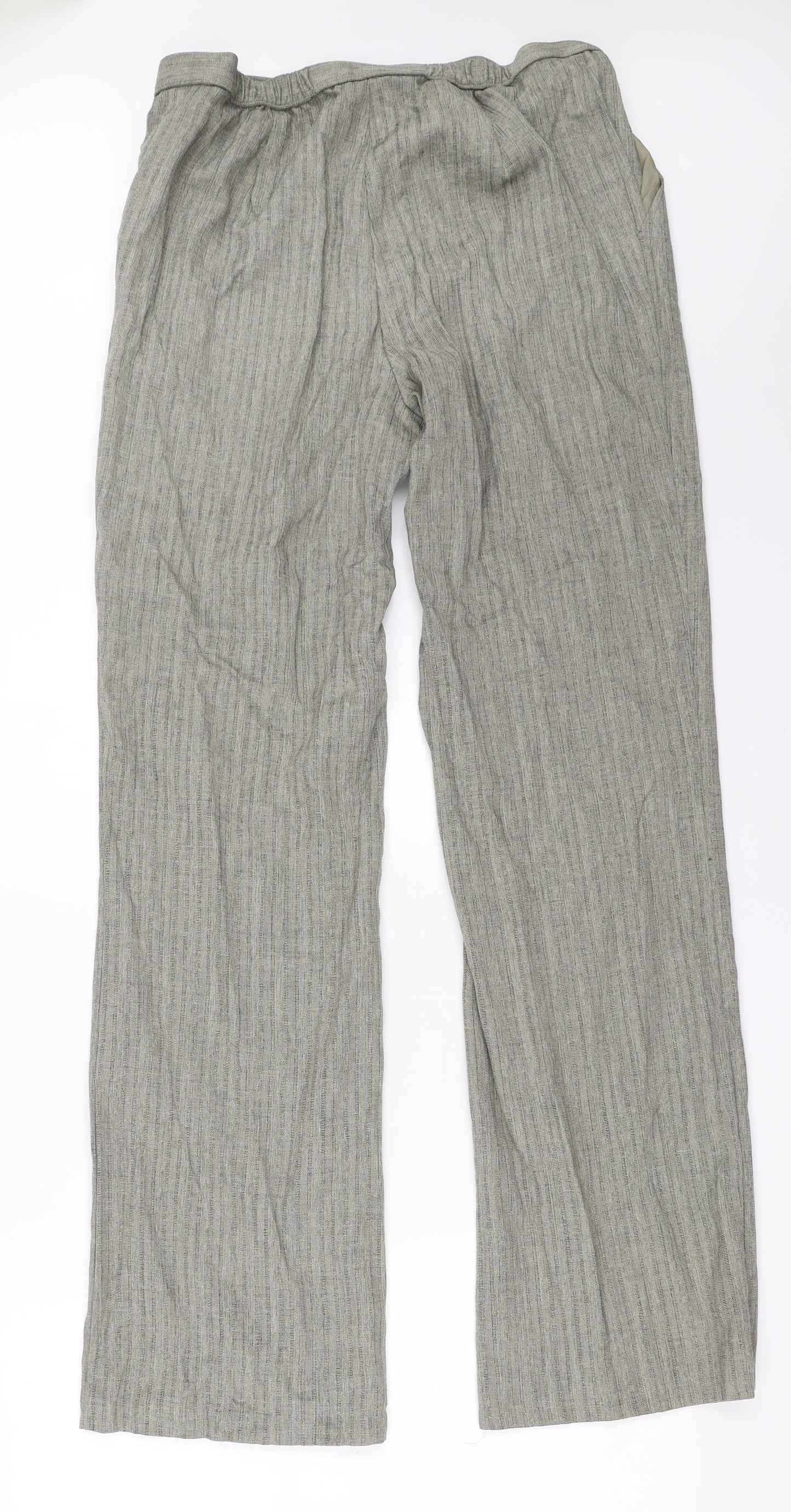Marks and Spencer Womens Grey   Trousers  Size 12 L32 in