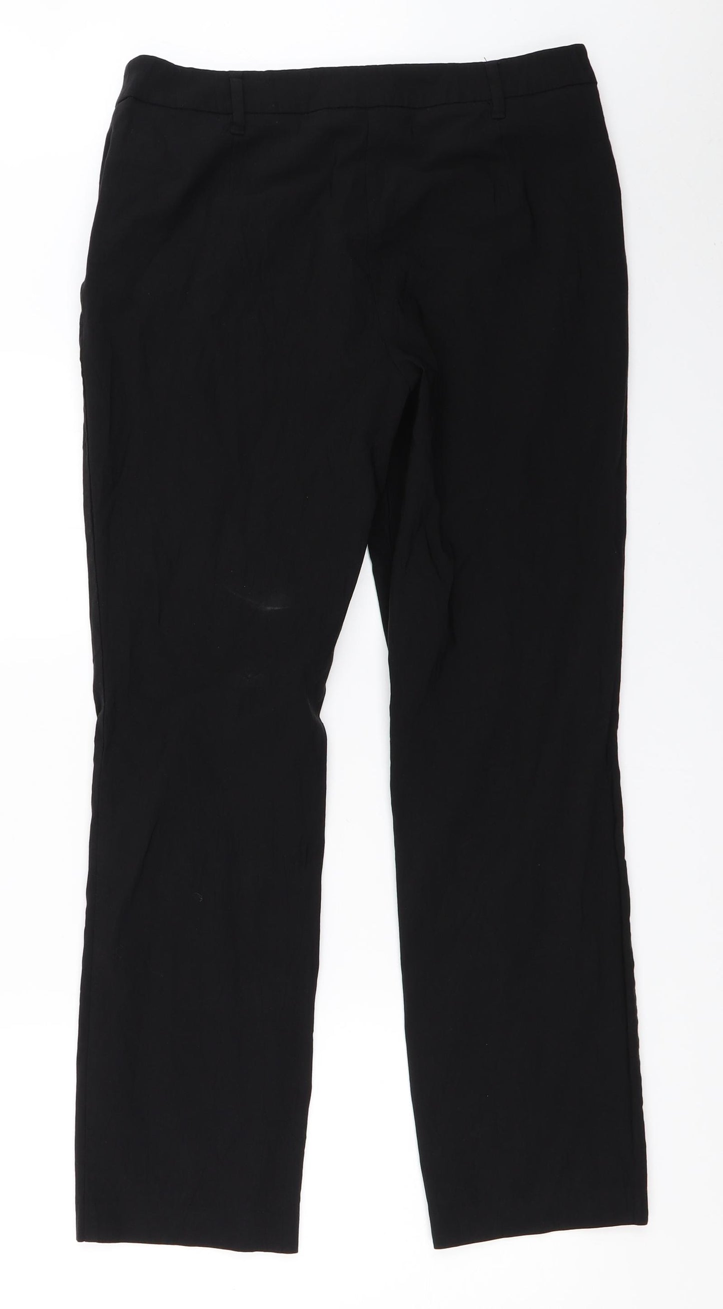 Papaya Womens Black   Trousers  Size 14 L28 in