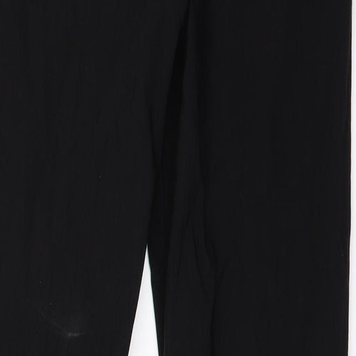Papaya Womens Black   Trousers  Size 14 L28 in