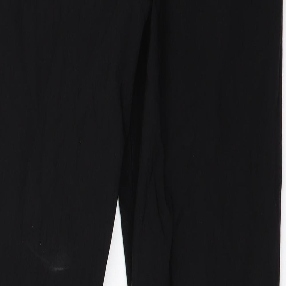 Papaya Womens Black   Trousers  Size 14 L28 in