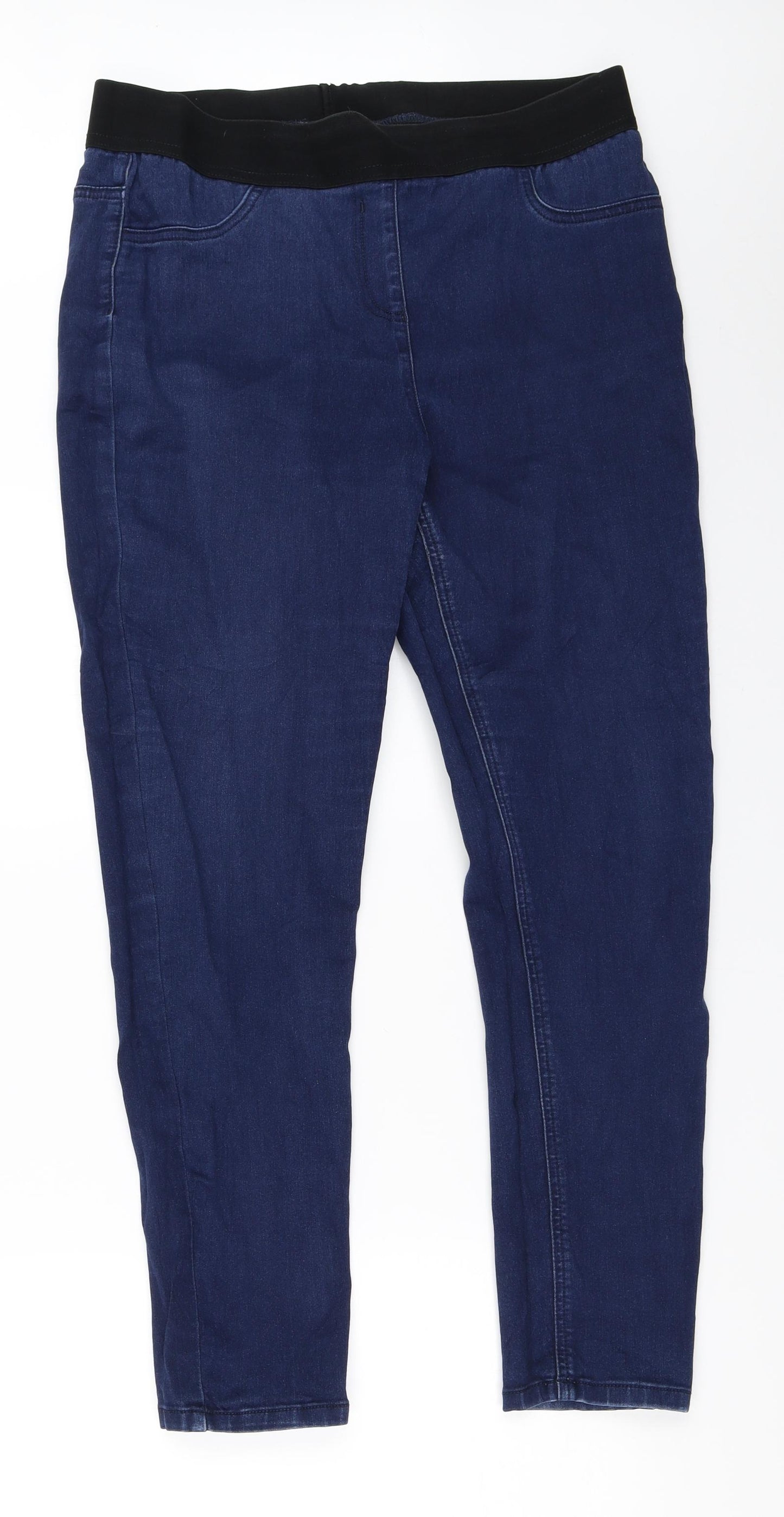 Preworn Womens Blue   Jegging Jeans Size 16 L28 in