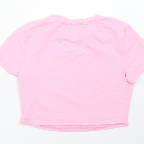 SheIn Womens Pink   Cropped T-Shirt Size M