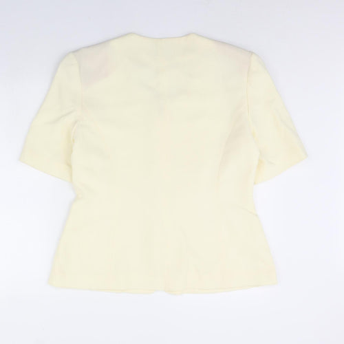 Avenue Womens Ivory   Jacket  Size 16  - Shoulder Pads