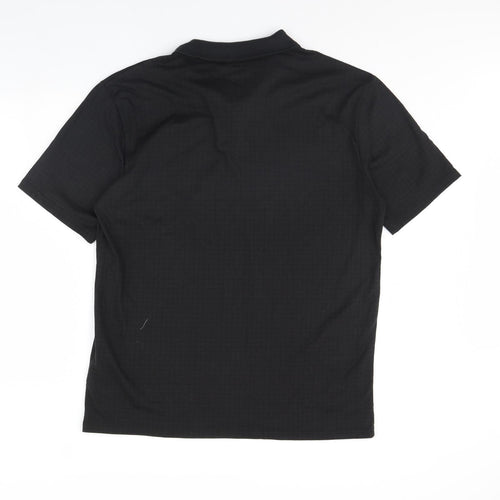 Slazenger Womens Black   Basic Polo Size XL
