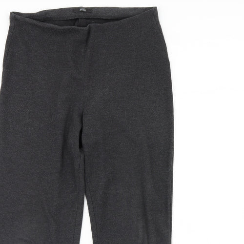 m&s Womens Grey   Trousers  Size 32 in L28 in