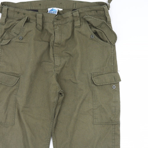 Blue Castle Mens Green   Cargo Trousers Size 42 in L31 in