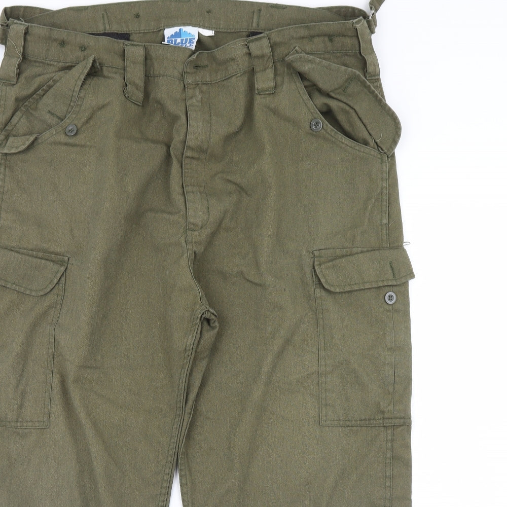Blue Castle Mens Green   Cargo Trousers Size 42 in L31 in