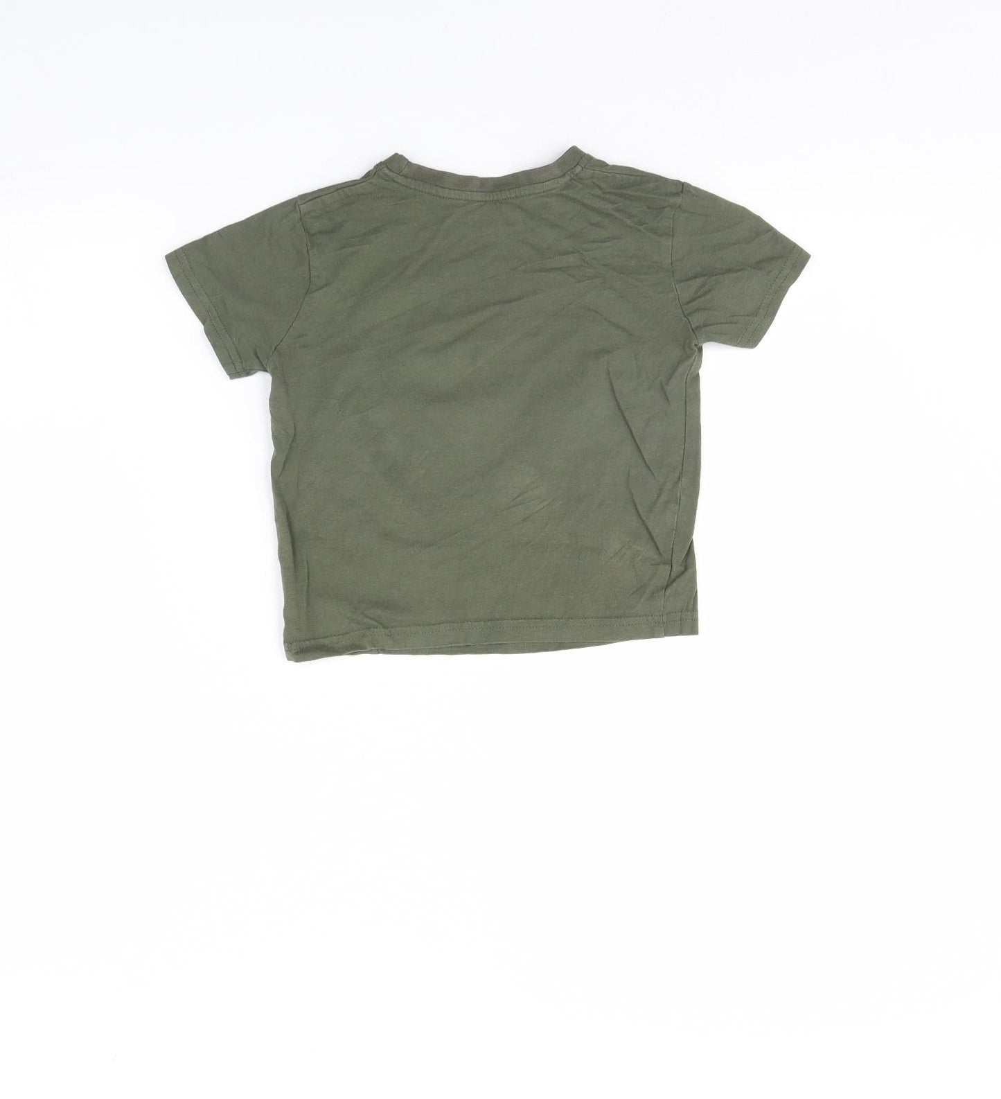 Primark Boys Green   Basic T-Shirt Size 3 Years  - Venice beach