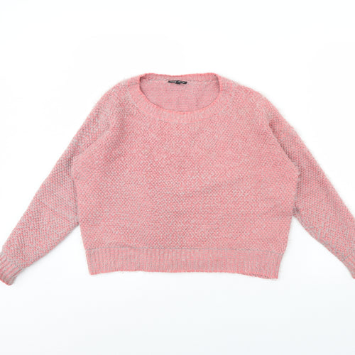 Warehouse Womens Pink   Pullover Jumper Size 12