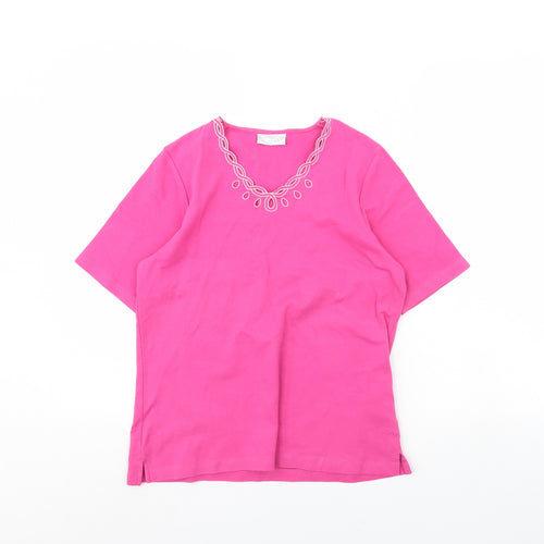 Cotswold Womens Pink   Basic T-Shirt Size M