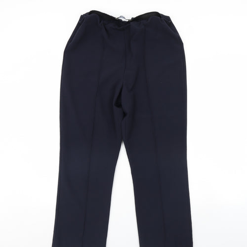 straight Leg Womens Blue   Trousers  Size 14 L29 in