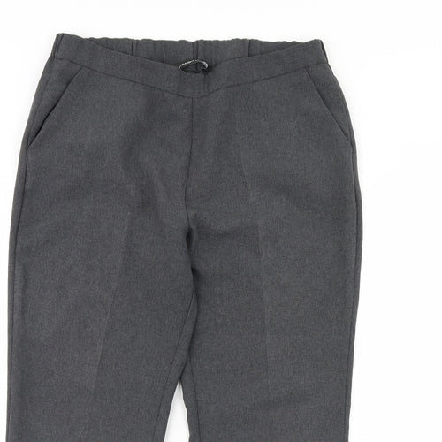 straight Leg Womens Grey   Dress Pants Trousers Size 14 L29 in