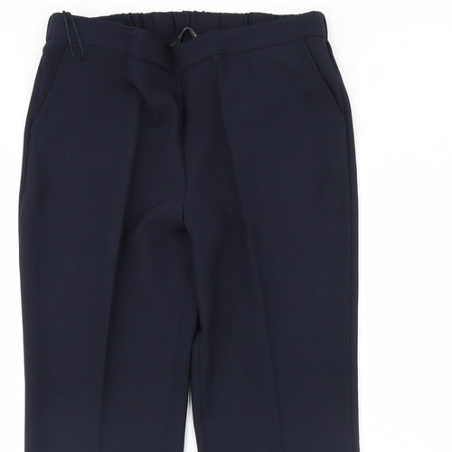 straight Leg Womens Blue   Dress Pants Trousers Size 14 L30 in
