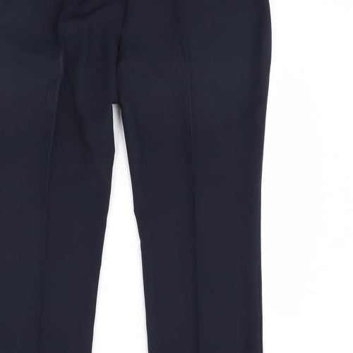 straight Leg Womens Blue   Dress Pants Trousers Size 14 L30 in