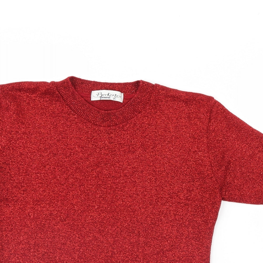 Berketex Womens Red   Basic Blouse Size 14