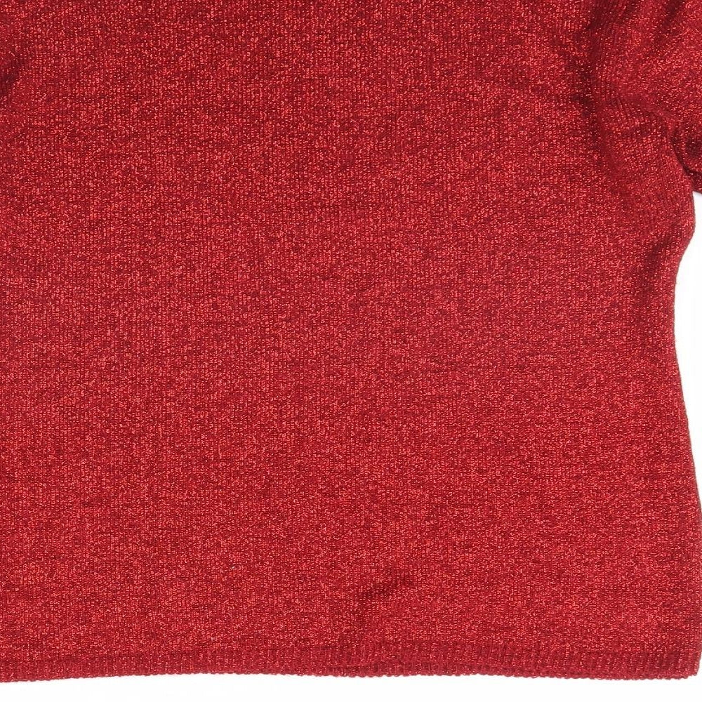 Berketex Womens Red   Basic Blouse Size 14