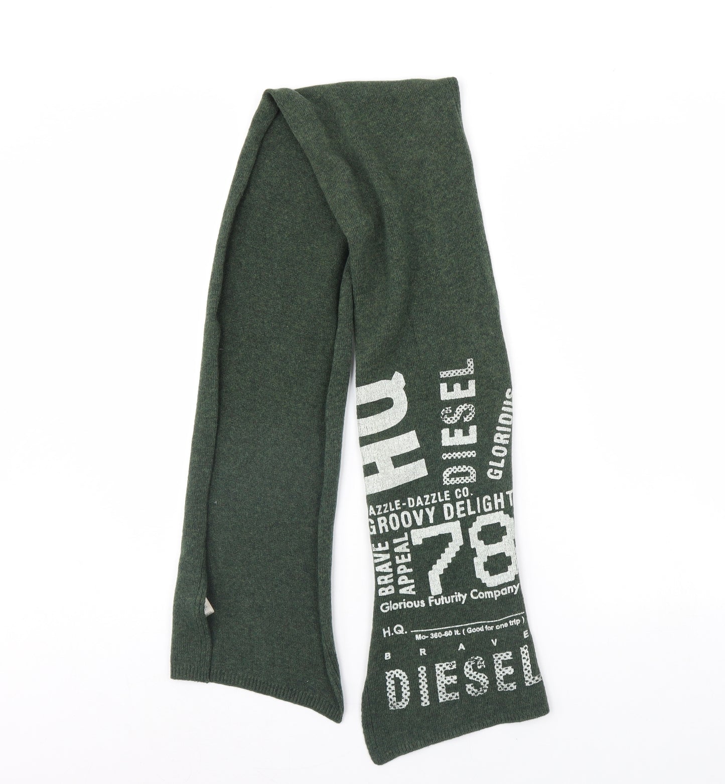 Diesel Mens Green   Scarf  One Size