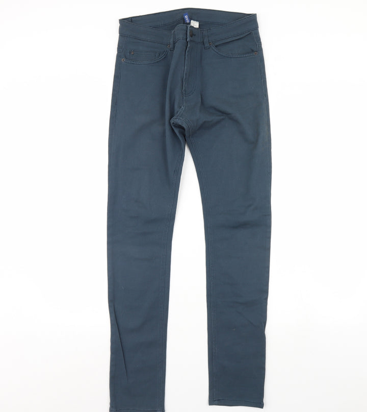 Divided Womens Blue  Denim Skinny Jeans Size 30 in L30 in