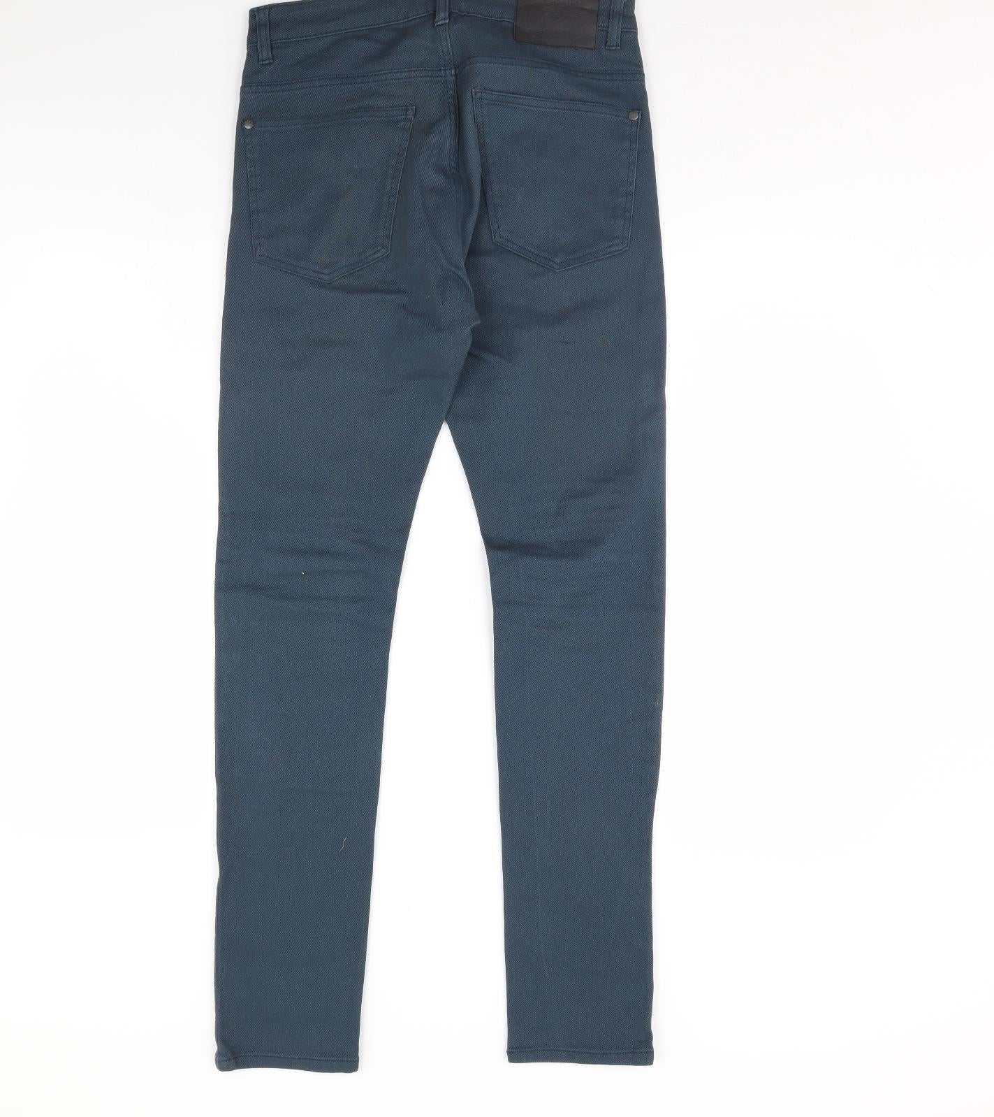 Divided Womens Blue  Denim Skinny Jeans Size 30 in L30 in