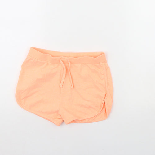 Miss evie Girls Orange   Cut-Off Shorts Size 9 Years