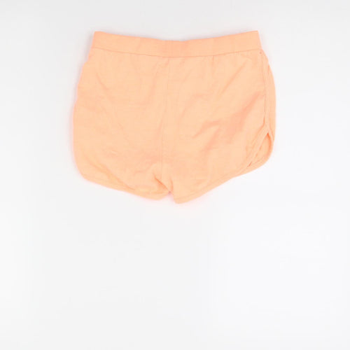 Miss evie Girls Orange   Cut-Off Shorts Size 9 Years