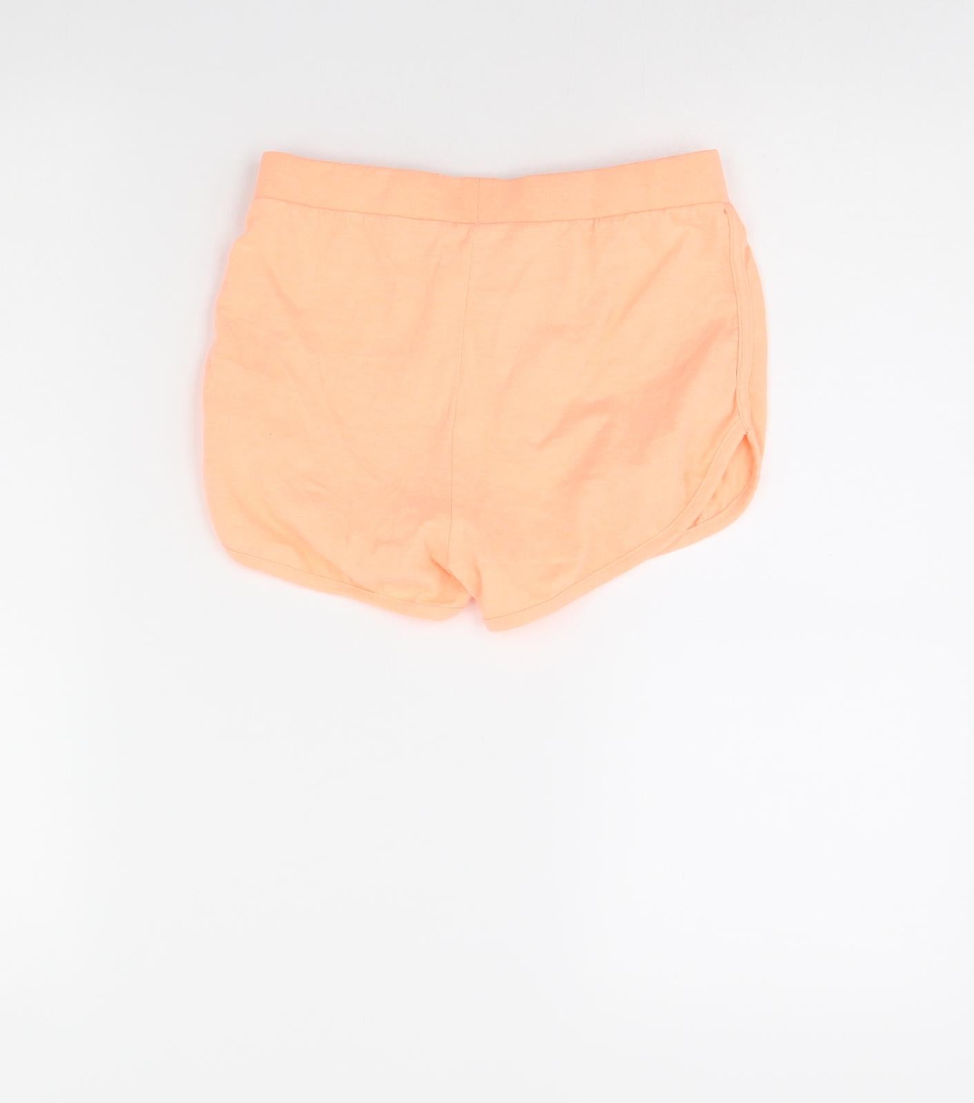 Miss evie Girls Orange   Cut-Off Shorts Size 9 Years
