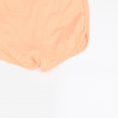 Miss evie Girls Orange   Cut-Off Shorts Size 9 Years
