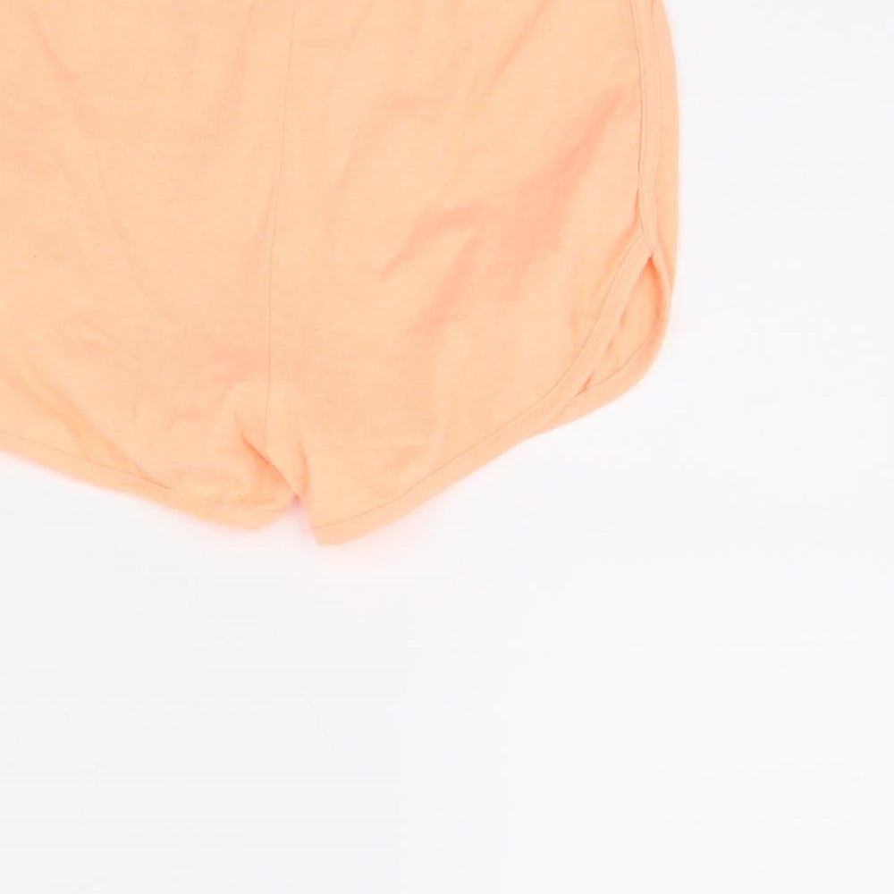 Miss evie Girls Orange   Cut-Off Shorts Size 9 Years