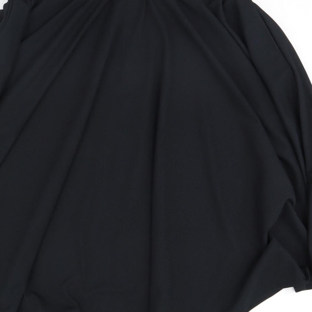 Preworn Womens Black   Flare Skirt Size 16