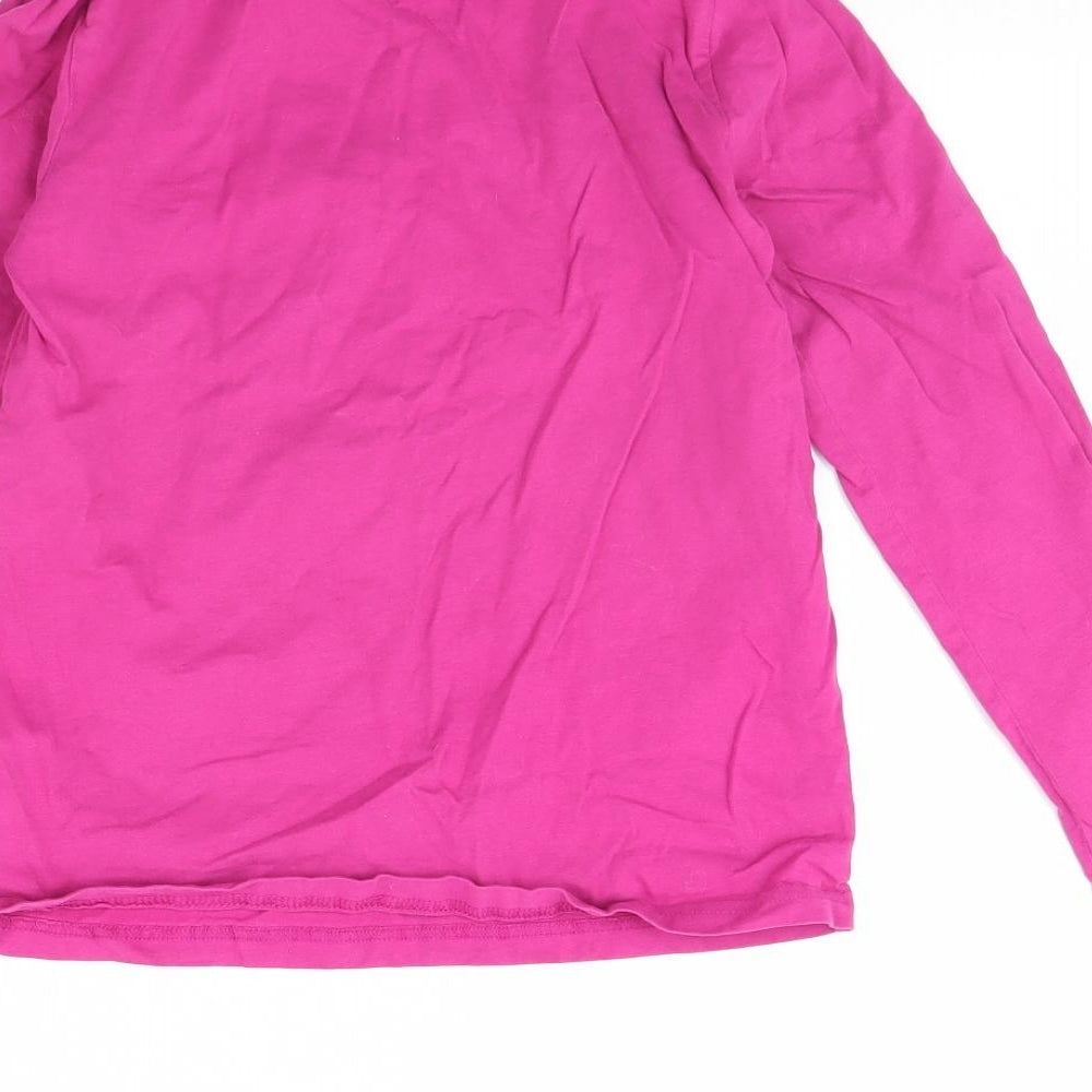 Nutmeg Girls Pink   Basic T-Shirt Size 10 Years  - Unicorn