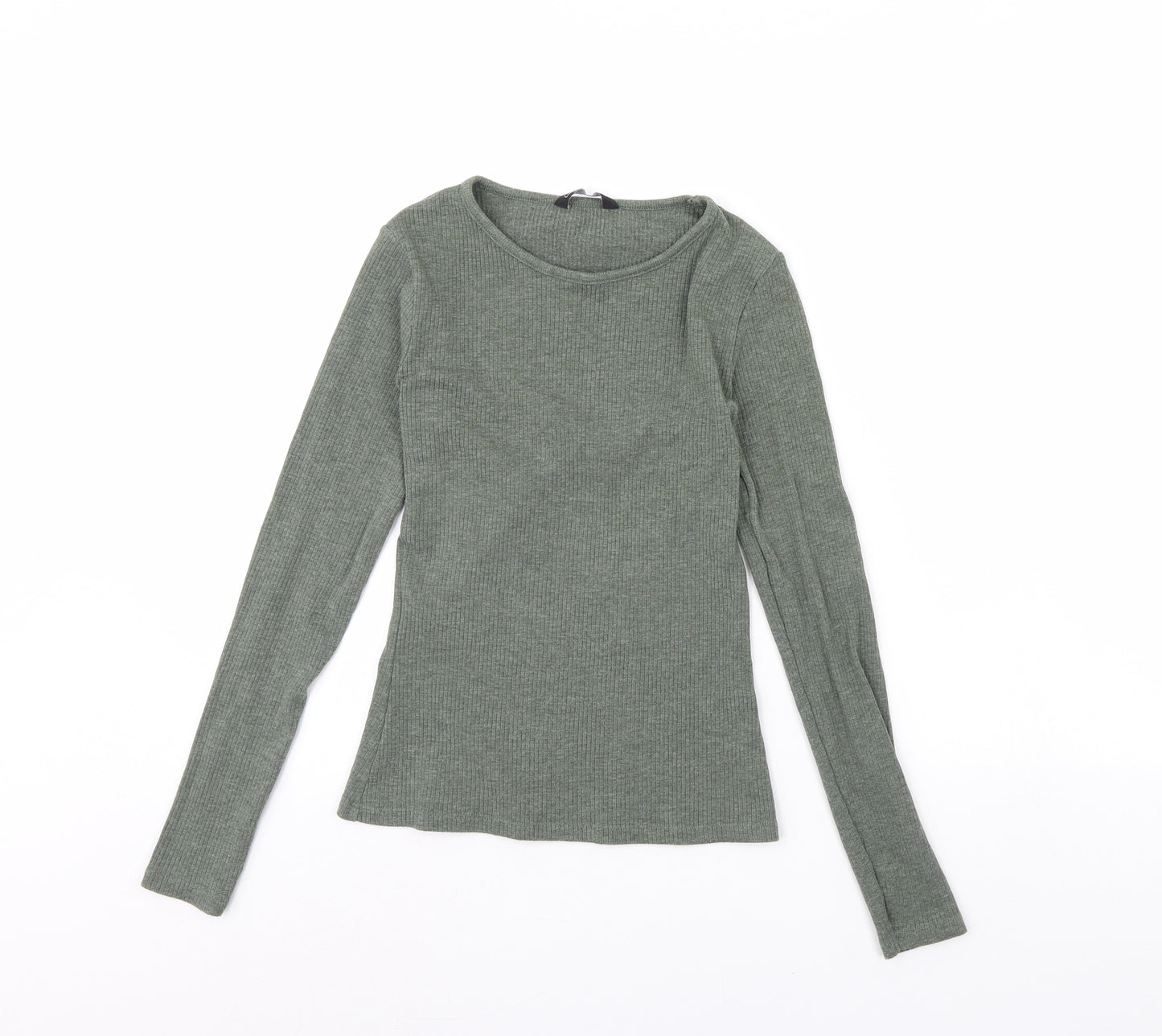 Candy Couture Girls Green   Basic T-Shirt Size 14 Years